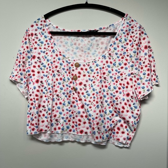 SHEIN 3X Cropped Tee - Picture 1 of 1